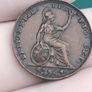1838 Farthing Victoria's first issue Low mintage 591k Image 3