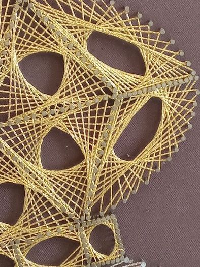 Large Mid-Century String Art