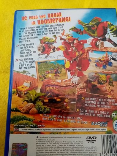 Ty 2 The Tasmanian Tiger Bush rescue PlayStation 2 Ps2 Games Original