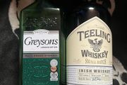 Telling whiskey Empty bottle