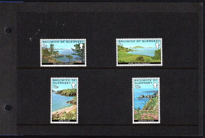 1976 Guernsey Views Commemorative Stamps Presentation Pack
