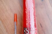 Brand New Duffy and Scott long Red/Christmas Dome candle