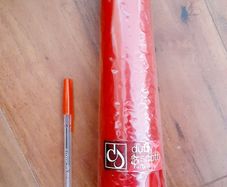 Brand New Duffy and Scott long Red/Christmas Dome candle