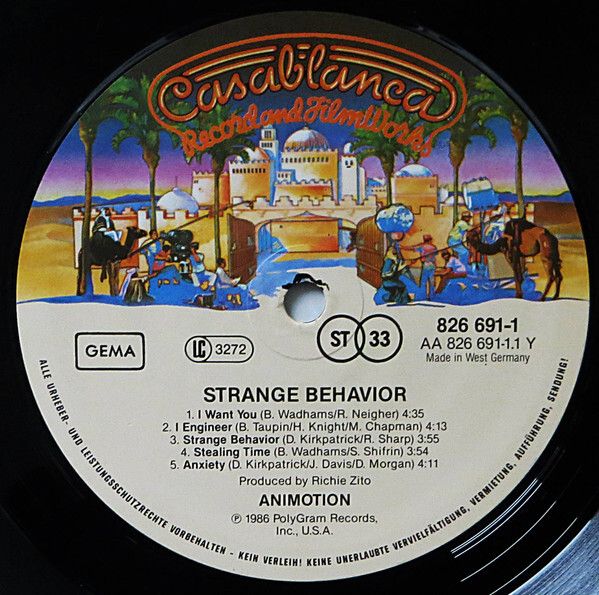 Animotion  Strange Behavior