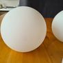 5 White Globe Lights SHADES. . In Very Good Condition. Image 3