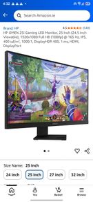 Monitor Gaming  25i 165 HZ