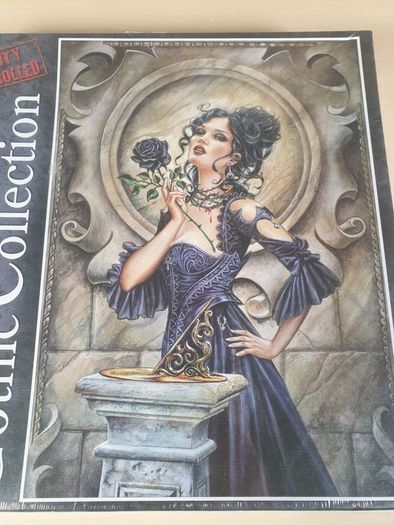 Clementoni Gothic collection 1000 piece jigsaw puzzle  BLACK ROSE  brand new sealed