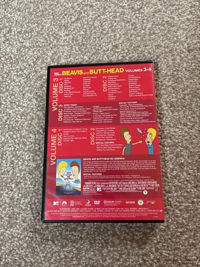 Beavis and Butthead dvd boxset REGION 1 ONLY