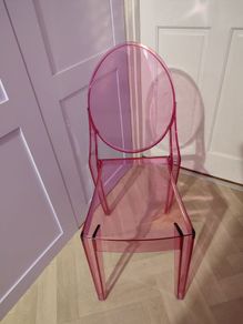 Pink chair for funky decor or kids bedroom