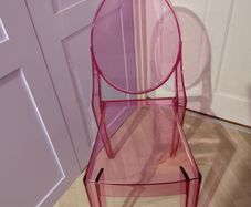 Pink chair for funky decor or kids bedroom