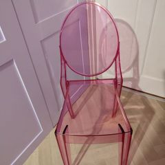 Pink chair for funky decor or kids bedroom