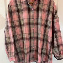 Gap Ladies Check Shirt - oversized- Size Large/ fits up to Size 14