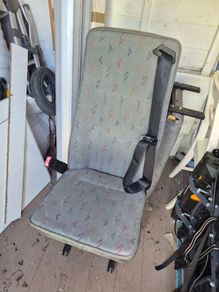 bus seat x 2 same colour with seatbelts
