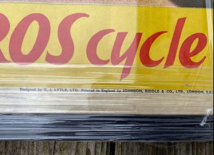 Rare Vintage Hubros Cycles All Ireland cycling Tour 1950s