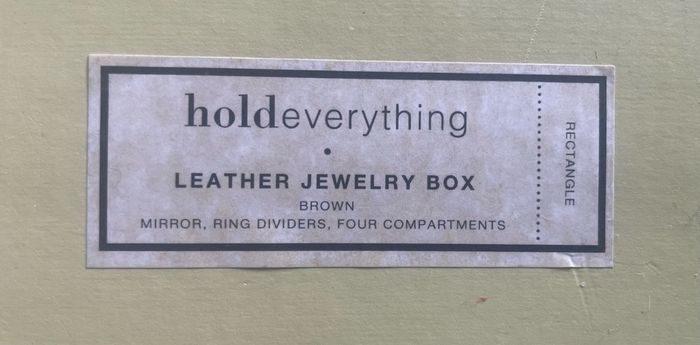 Leather Jewellery Box