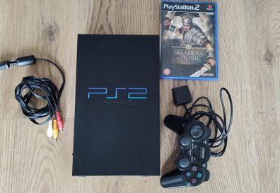 Playstation 2 Refurb Console Ps2  Shadow of Rome game controller mem card