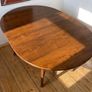 Mid Century G Plan Teak Gateleg Drop Leaf Dining Table & 3 Matching Chairs Image 3