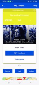 alsion moyet  tickets