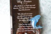 Sister gift, Ornament, Gift, Dolphin,Home decor