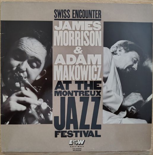 James Morrison & Adam Makowicz - Swiss Encounter at The Montreux Jazz Festival Vinyl LP (1989) EX+