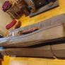 Sofa-bed, light brown, suede feel Image 3