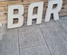 Vintage bar sign