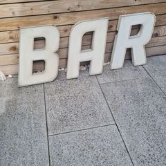 Vintage bar sign