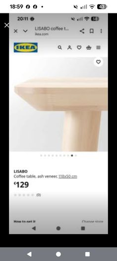 new coffee table
