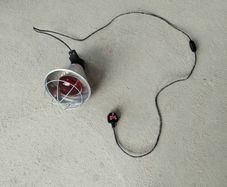 Infrared Lamp would suit chicken egg incubation or attics from freezing in winter etc