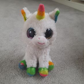 White unicorn beanie boo