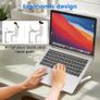 Adjustable Laptop Stand for Desk Foldable & Portable ABS Silicone Riser, Ventilated Cooling Holder for 10 17.3 Laptops & Tablets Image 5