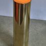 Decorative  brass. Simple design As Army Shell / tub Case Vase. or the other side as  tealight candle holder, Image 5