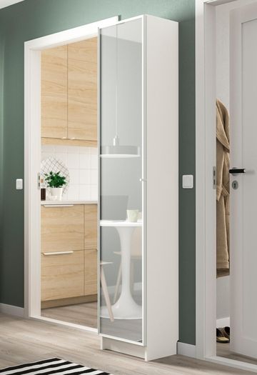 Billy bookcase with glass customisable Hogbo door