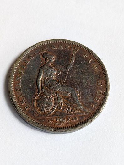 1826 Penny ,200 years ago