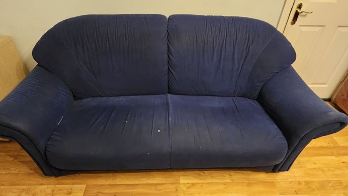 Sofa - 3 seater microfiber suede