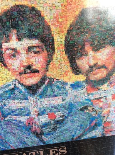 The Beatles. Professionally Framed 1000 Piece Mosaic Jigsaw Puzzler Of The Fab Four.