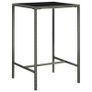 5 Piece Garden Bar Set Poly Rattan Grey Image 2