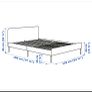 Double bed without mattress Image 3