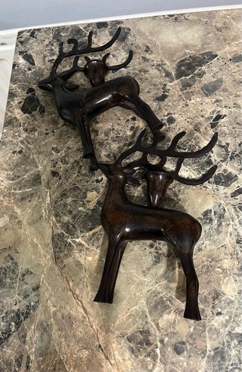 Reindeer candlesticks