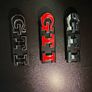 Gti Badge Grill Golf Polo Mk2 Mk3 Mk5 Mk6 Vw Image 3