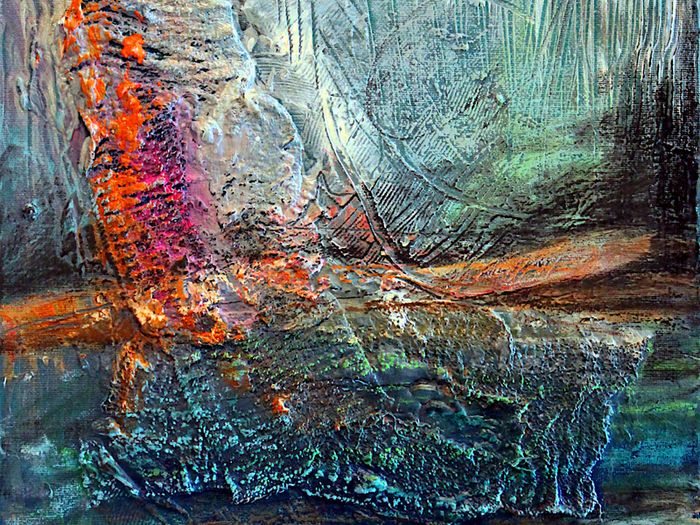 Abstract Irish Landscapes with a Hint of Orange
