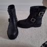 Black Biker Boots Image 3