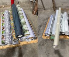 Rolls of Frosted and Patterned Window Films - over 1000 Meters