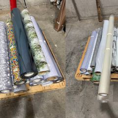 Rolls of Frosted and Patterned Window Films - over 1000 Meters
