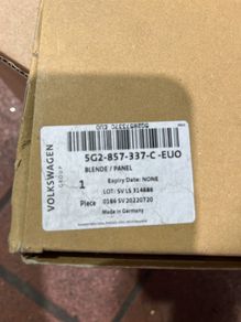 Golf MK7 Stowage panel cover front