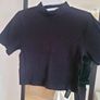 Black ribbed top, size M-L Image 2