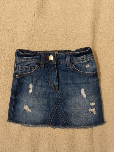 Next Blue Denim Skirt