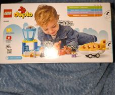 Lego Duplo first time at the airport
