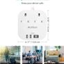 Extension Lead, Power Strips with 2 Way Outlets 4 (4.5A, 2 Type C and 2 USB-A Port) Surge Protection Plug Extension Socket with 1.6M Braided cord for Home Office Image 7