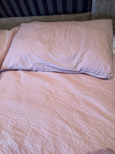 H&M home pink duvet covet set